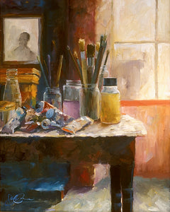 My Studio, 24" x 30" x 2"