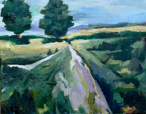 South End of Cachuma, 11" x 14"