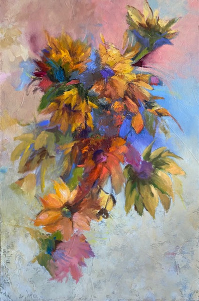 Last of the Sunflowers 24 x 36 x 2 inches
