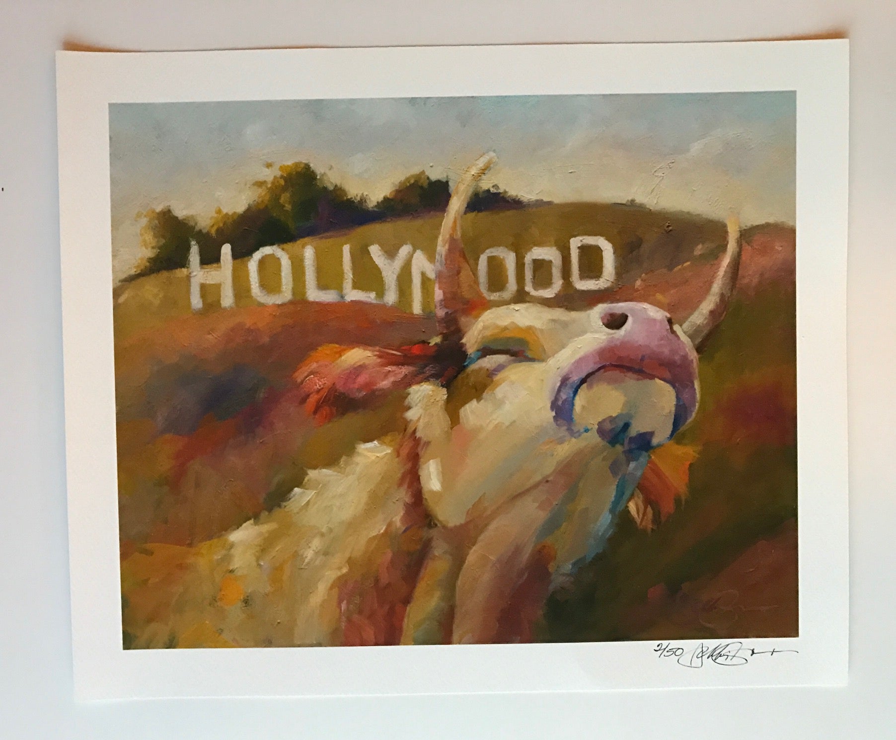 "Hollymood", 11 x 14 inches