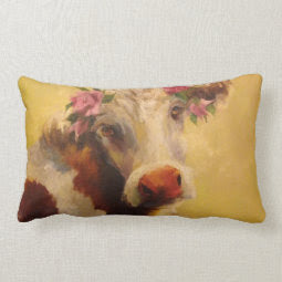 'Sunny' Lumbar Pillow, 13" x 21"